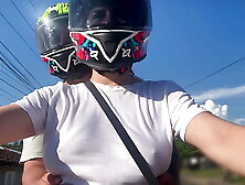 I Picked Up A Didi Client Without A Bra And He Noticed My Big Tits