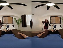 Large Boobs Stepmom Gives Jock Massage Virtual Reality