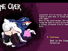 Hentai game "Udonge" Sexy girl with pink hair Part 1