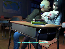 3D Big Boobs College Slut Got Fucked by Her Old Teacher