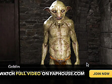 Sexy Mistress Fucked by Her Goblin Slave