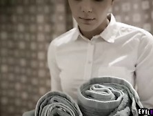 Housemaid intimidated to have sex!