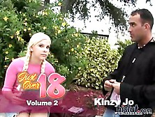 Kinzy Jo Is A Southern Analed Blonde