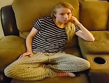 Pretty Skinny Blond Amateur Teen Fucks In Pov