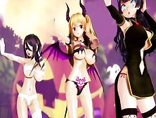 【Mmd R-Barely Legal Sex Dance】Perfect Hot Butt Double Temptation Yummy Babe Booty おいしいお尻 [Mmd]