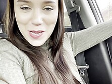 Natalialeo - Smoking And Soles - Masturbation In A Public Car