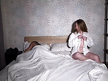 Naughty Teen Cheats on Boyfriend with His Dad - Big Dick Threesome & Hot Blowjob