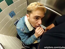 On 18 Year Old Mouth In Airport Toilet