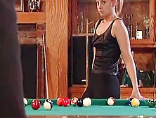 Lesbian Teenagers Fucking On A Pool Table (18+)