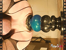 Rectal Sodomy With A 450 X 110 Prototype Multi-Ball Ass-Plug