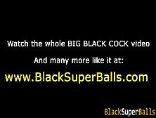 Slut Gags On Black Cock