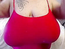 Bbw Slow Motion Jugs In Tank Top