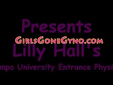 Lilly Hall Gets Gyno Exam By Doctor Tampa & Nurse Lilith Rose Caught @ Girlsgonegynocom