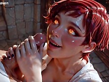 ATKINS HEAVEN - My Boss's Secret Side: Hawt mother I'd like to fuck Gives Sloppy Blow job To Her Favourite Employee - [AI]