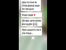 Daddy's Slut #1 - "please,  Don't Tell My Voyeur To Mom,  Daddy" | Whatsapp Roleplay Story