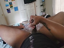 Huge Cumshot,  Edging Handjob,  Huge Girth Cock