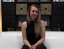 blond and her solo masturbation