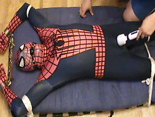 Blue And Red - Tickled Spiderman