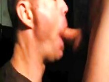 Guy Cums Right Down His Friends Throat