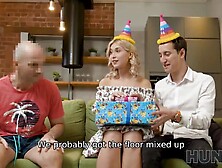 HUNT4K.  For money lucky dude manages to boned blonde into