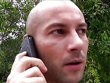 Beautiful Blond Babe Has Rough Anal Sex by the Pool