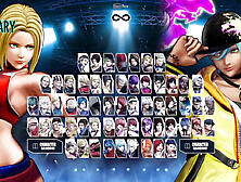 Asian lesbian wrestling,  kof