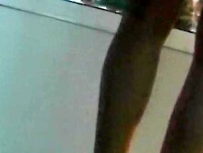 Dark and white classic upskirt