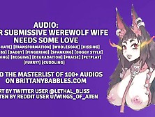 Audio: Your Submissive Werewolf Wife Needs Some Love