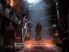 Resident Cruel 8 - Stripped Lady Dimitrescu Resident Merciless Village: Tall Vampire Lady