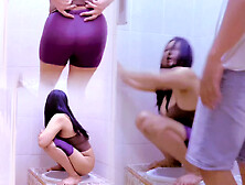 I had to take a nap and take a nap in the bathroom.