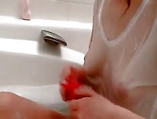 Lovely Blonde Gal Enjoys Shaving Off