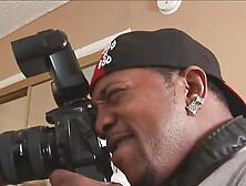 Lovely Black Girl Turns Photoshoot Turn Into a Passionate Sex Session with Blowjobs Included