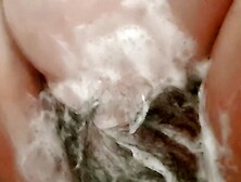 Stepmom Soaps Her Pussy And Drips Water On Her Vagina