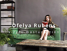 Hairy virgin Ofelya masturbation in doggy pose