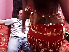 Fuck that alluring belly dancer! Threesome ass sex fuck!