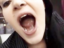 Naughty Brunette Hair Oral Sex And Cum Gulp