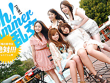 Miria Aiba Risa Shimizu Noa Kurose Aika Hoshino Asami Nanase Oh! Summer RANKO - Caribbeancom