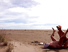 I fuck my husband on the beach