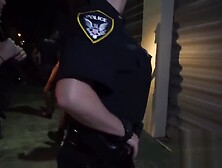 Milf cops raid a music studio after disturbance call