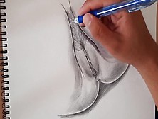 Rough Twat Treatment, A Pretty Flower Drawing Female Figure Hd Porn,  Hard-Core,