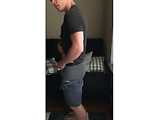 Muscle White Boy Shows His Beauty Ass.