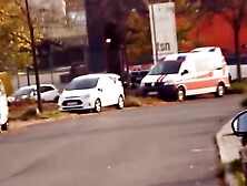 Outdoor Sex Adventures - Blondie Babe Fucked in Public Parking Lot