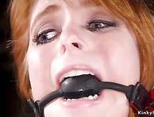 Aiden Starr And Penny Pax In Redhead And Ebony Fucked At Bdsm Orgy