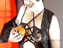 Regina Noir.  Black Playboy Bunny.  HALLOWEEN Witch in a black sexy suit