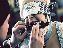 German Woman Gagged And Blindfolded
