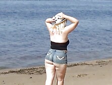 Big butts in jeans shorts 3