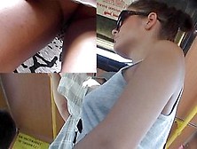 Showy panty up gray dresses petticoat