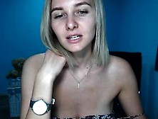 Blonde Kendall White Solo Striptease Porn