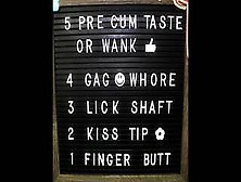 Easy Sissy Joi Game for Fags