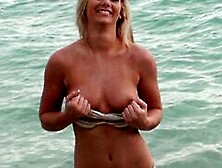 Mofos - Sami St.  Clair Flashes Bf At The Beach